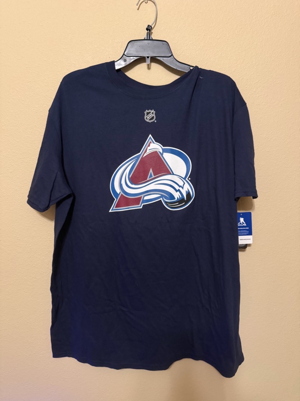 NWT Colorado Avalanche Cale Makar #8 T-Shirt Men’s 2XL NHL Fanatics Navy
